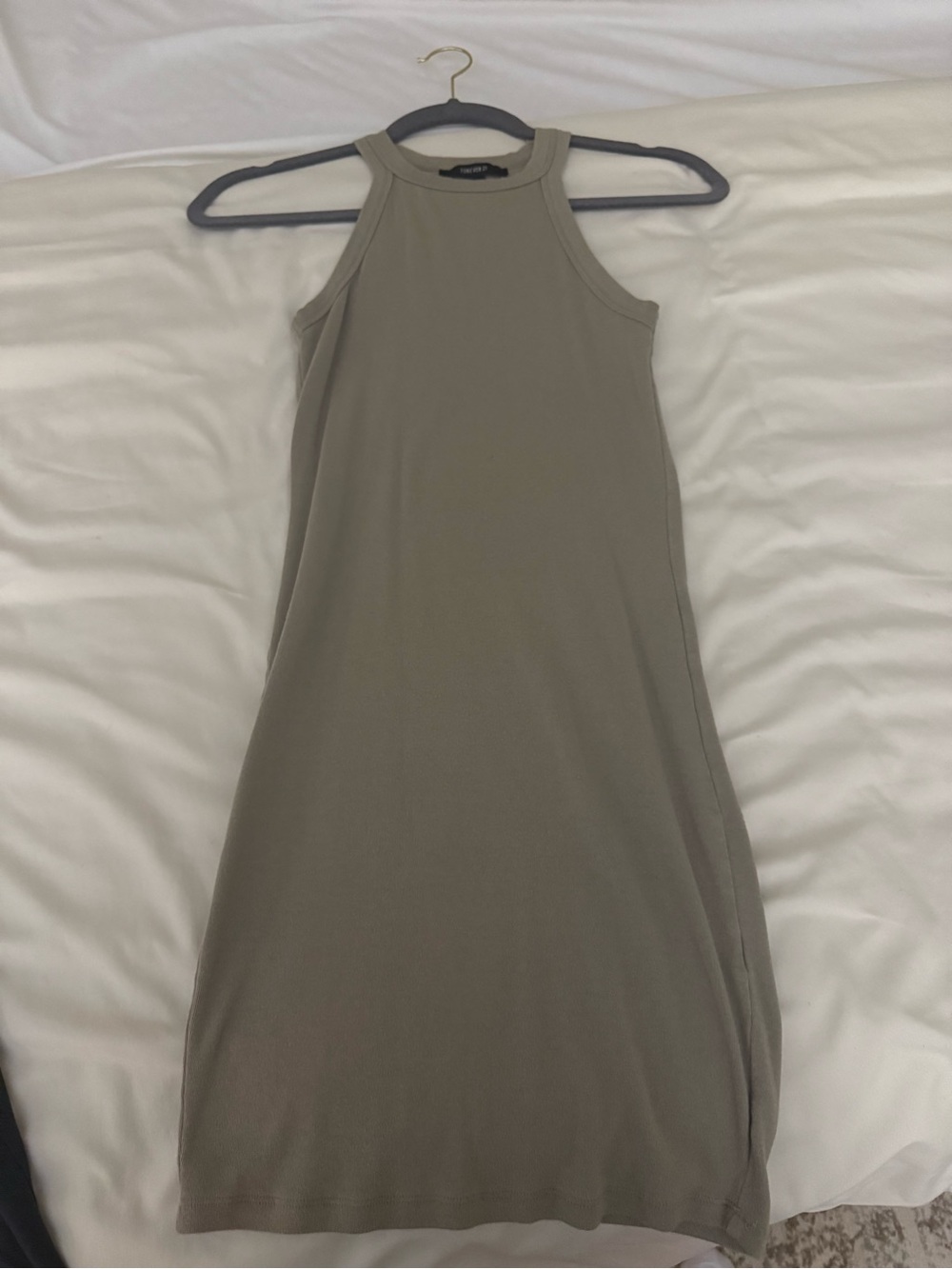 Sleeveless Taupe Mini Dress - Forever 21